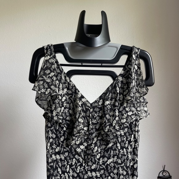 Jones New York Black and White Floral Dress - Picture 2 of 11